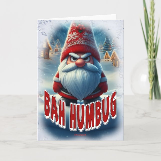 BAH HUMBUG THANK YOU CARD (Front)