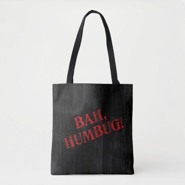 Bah Humbug Tote Bag (Front)