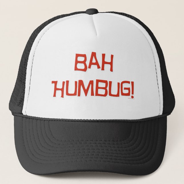 Bah Humbug Trucker Hat (Front)