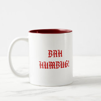 BAH HUMBUG! Two-Tone COFFEE MUG