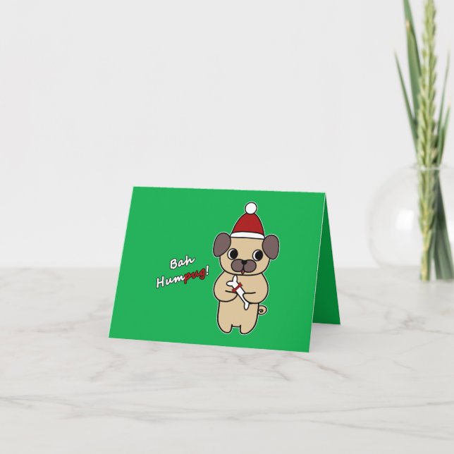 Bah Humpug! 1 Holiday Card (Front)