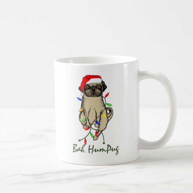 Bah HumPug Coffee Mug (Right)