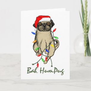 Bah HumPug Holiday Card