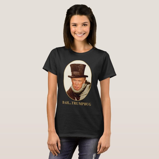 Bah TrumpBug Women's Dark T-Shirt (Front Full)