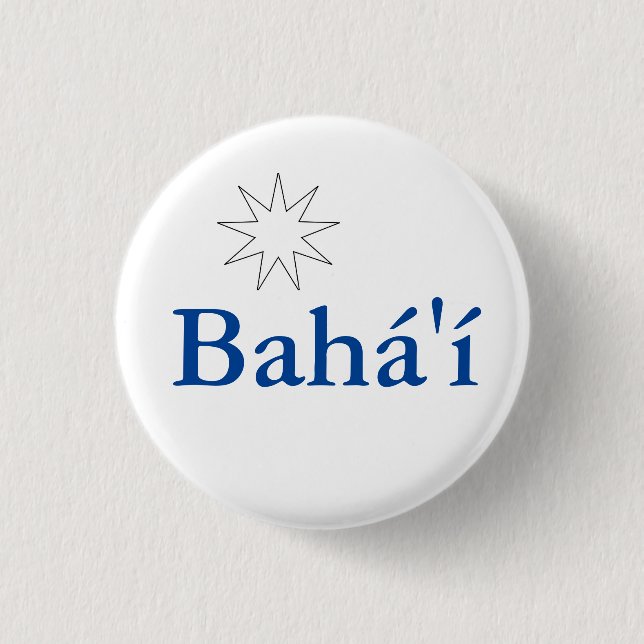 Bahá'í_Button 1 Inch Round Button (Front)