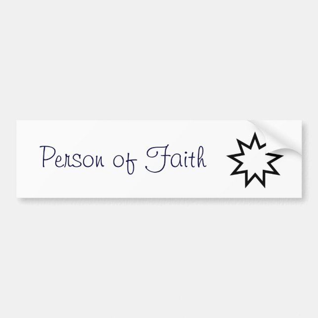 Bahá'í Faith Sticker (Front)