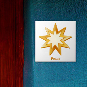Baha'i Symbol Ceramic Tile