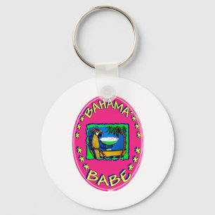 Bahama Babe Keychain