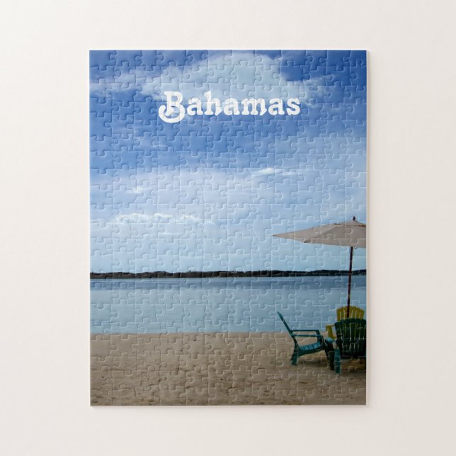 Bahama Beach Jigsaw Puzzle (Vertical)