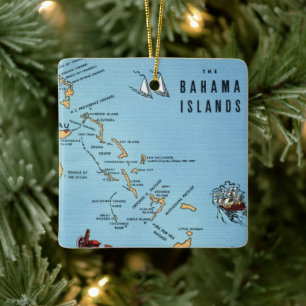 Bahama Islands Ceramic Ornament