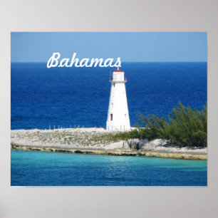 Bahama Lighthouse Poster