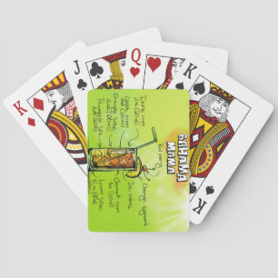 Bahama Mama Cocktail Recipe Playing Cards