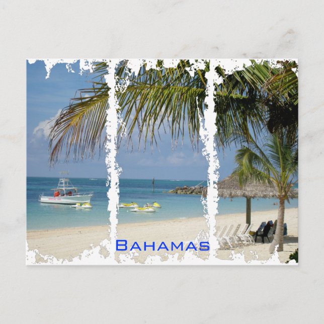 Bahamas 2 Distressed Postcard (Front)