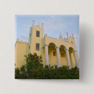 BAHAMAS, Abacos, Great Abaco Island, Marsh 2 Inch Square Button