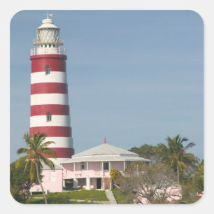 BAHAMAS, Abacos, Loyalist Cays, Elbow Cay, Hope Square Sticker