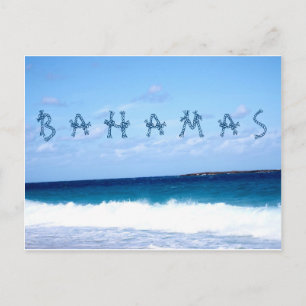 Bahamas and Ocean Postcard