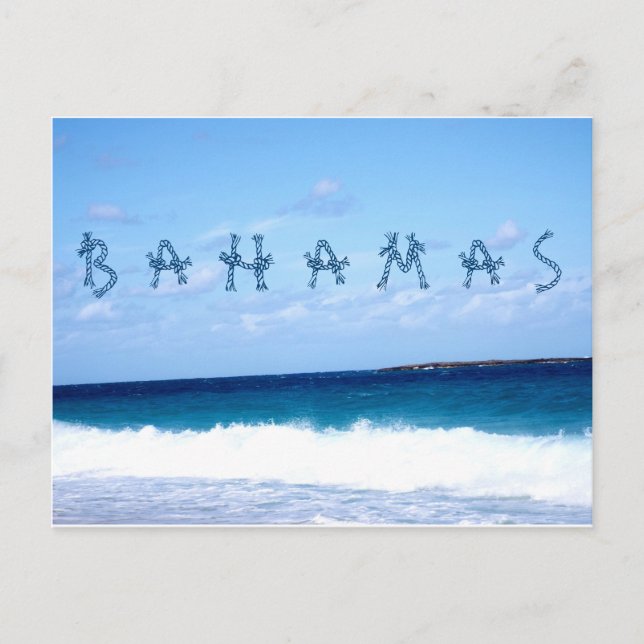 Bahamas and Ocean Postcard (Front)