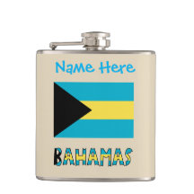 Bahamas Bahaman Flag Blue Personalization