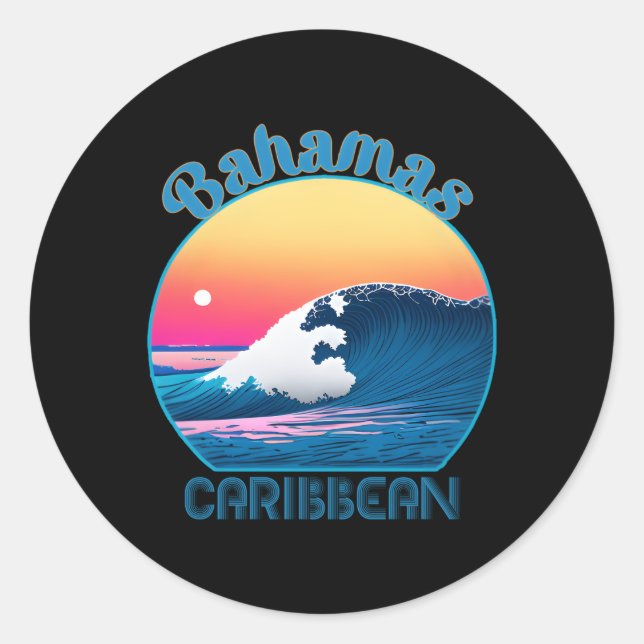 Bahamas Bahamas Classic Round Sticker (Front)