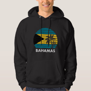 Bahamas Bahamian Distressed Bahamas Flag Hoodie