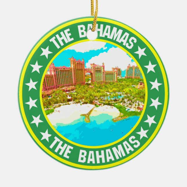 Bahamas                           ceramic ornament (Front)