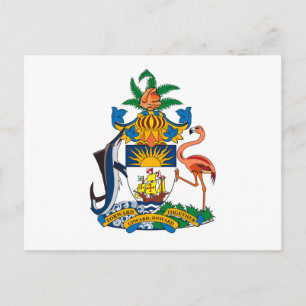 Bahamas Coat of Arms Postcard