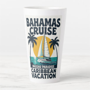 Bahamas Cruise Nassau Paradise Latte Mug