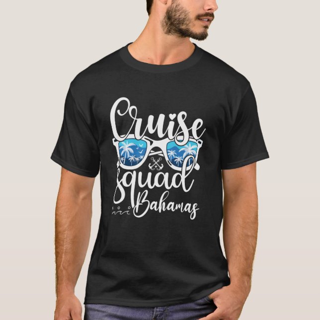 Bahamas Cruise Squad 2023 Bahamas Holiday Family M T-Shirt (Front)