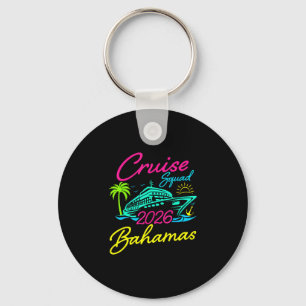 Bahamas cruise squad 2026 family holiday matching keychain