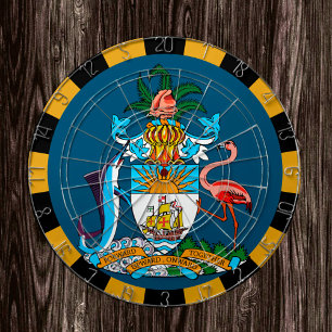 Bahamas Dartboard & Flag darts / game board