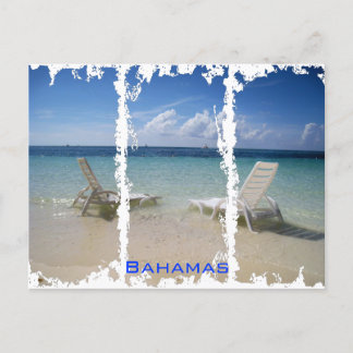 Bahamas Distressed Postcard