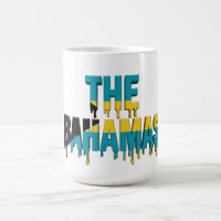 Bahamas Drip Text | Caribbean Flag Design | Fan