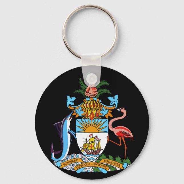 bahamas emblem keychain (Front)