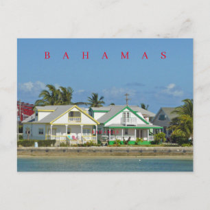 Bahamas Espagne Wells maisons vue carte postale