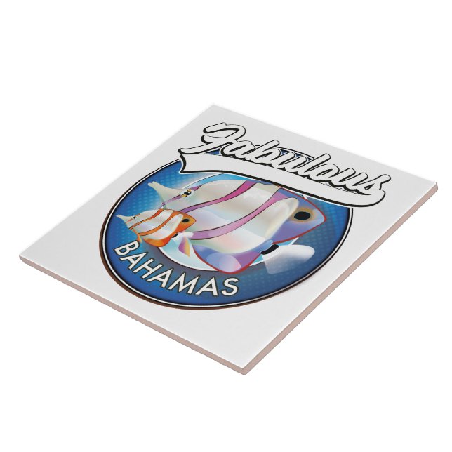 Bahamas fabulous logo  tile (Side)