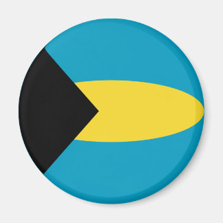Bahamas Fisheye Flag Magnet