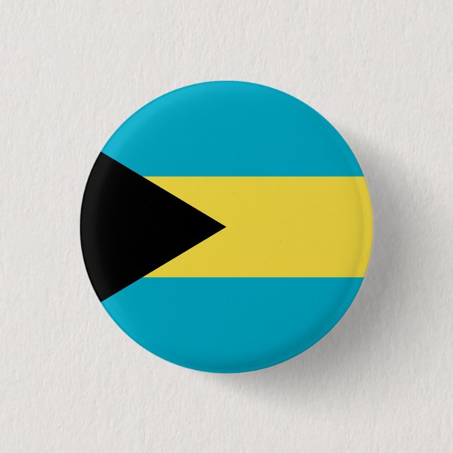 Bahamas Flag 1 Inch Round Button (Front)