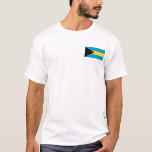 Bahamas Flag and Map T-Shirt