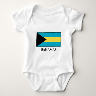 Bahamas Flag Baby Bodysuit