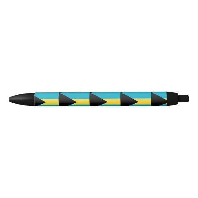 Bahamas Flag Black Ink Pen (Front)