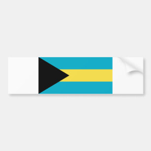 Bahamas flag bumper sticker