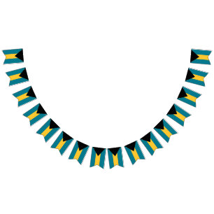 Bahamas flag bunting banner