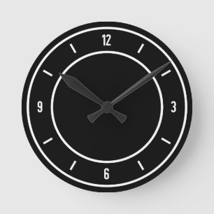 Bahamas Flag Elegant Round Clock