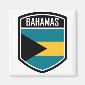 Bahamas Flag Emblem Magnet