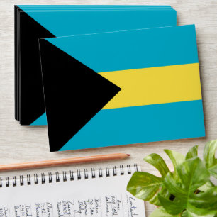Bahamas flag envelope