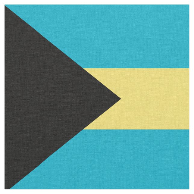 Bahamas flag fabric (Close Up)