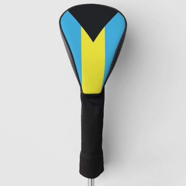 Bahamas flag golf head cover (Front)