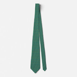 Bahamas Flag Hearts Tie