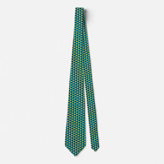 Bahamas Flag Honeycomb Tie