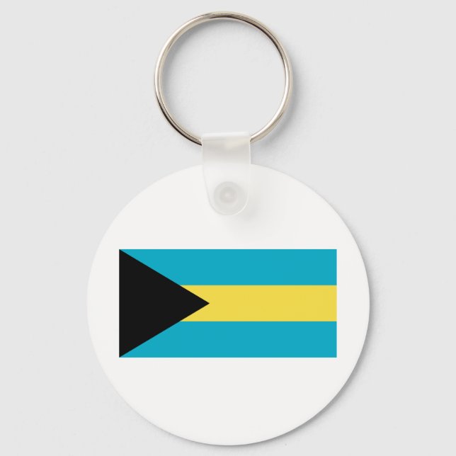 Bahamas Flag Keychain (Front)